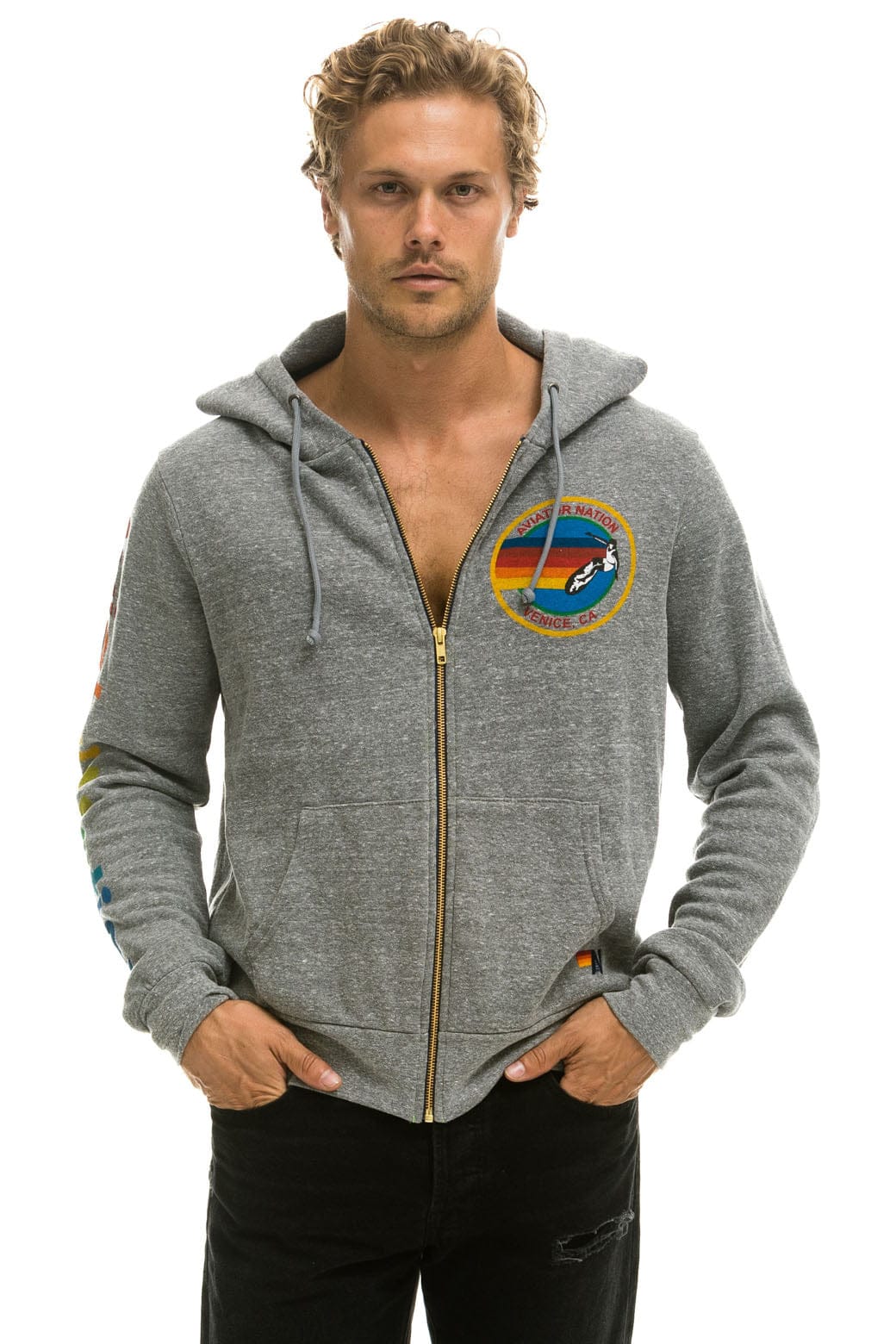 10866-aviator-nation-hoodie-heather-grey-2.jpg AVIATOR NATION HOODIE - HEATHER GREY