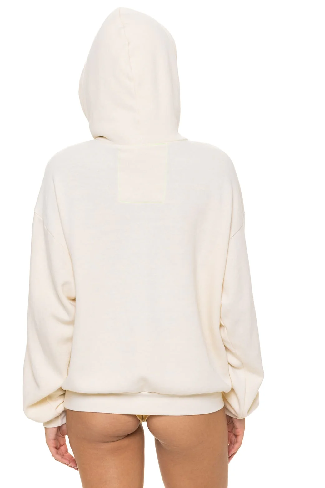 LOGO PULLOVER RELAXED HOODIE - VINTAGE WHITE