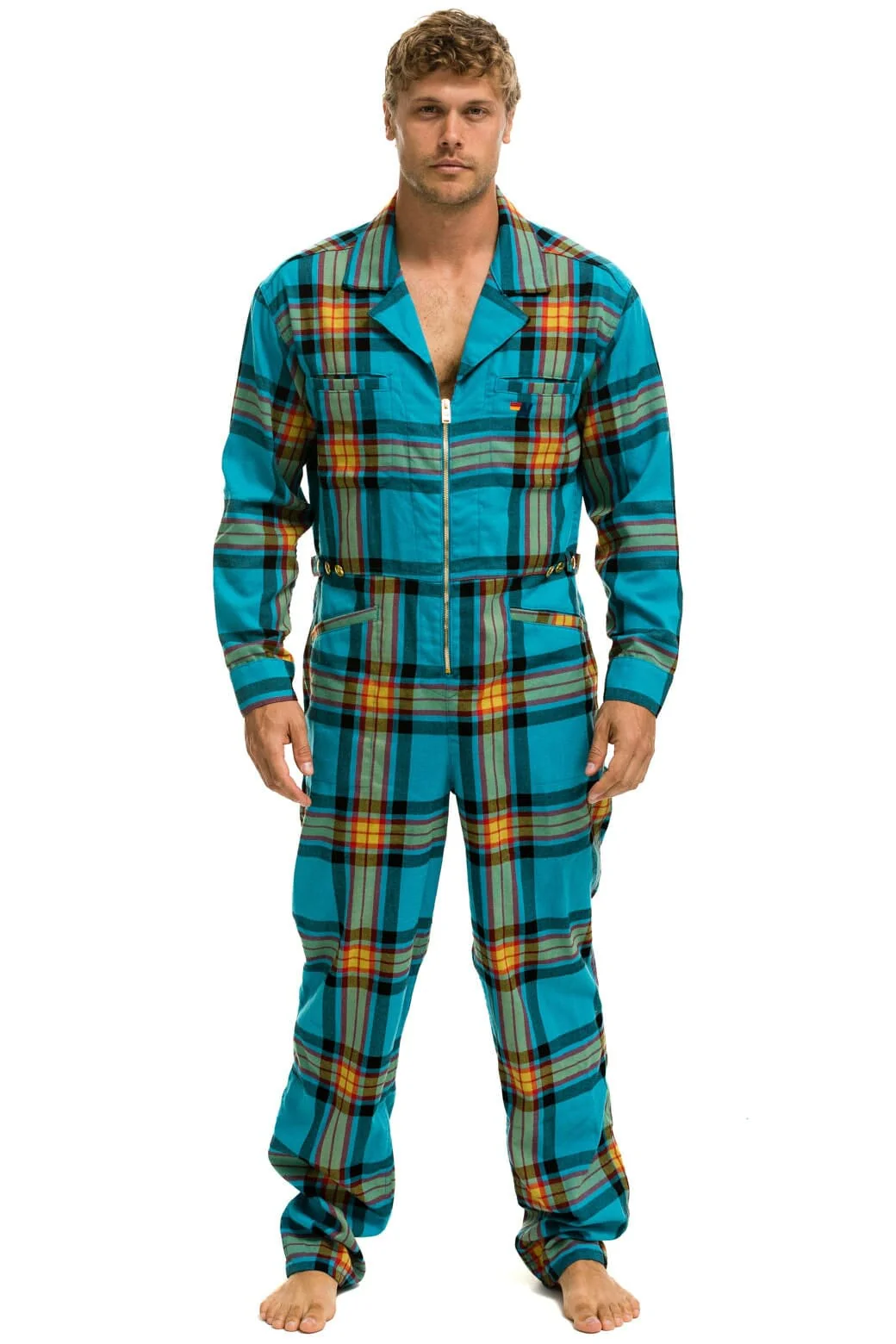 14620-unisex-plaid-flight-suit-jackson-plaid-2.webp UNISEX PLAID FLIGHT SUIT - JACKSON PLAID