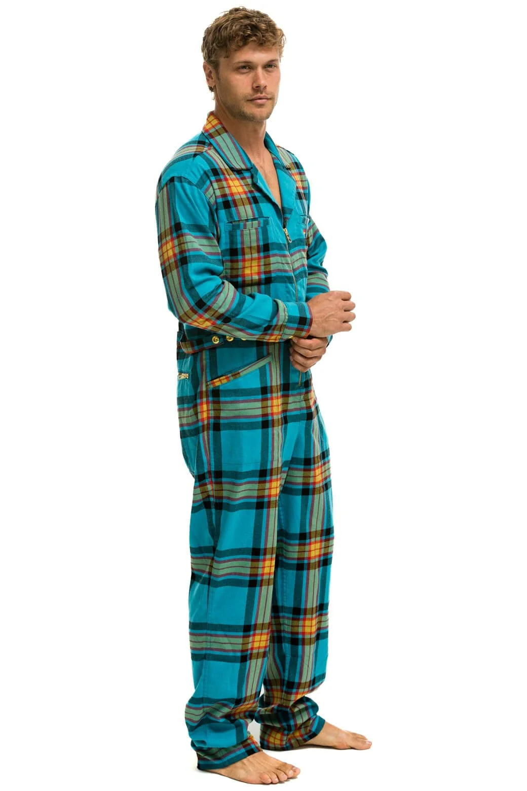 14620-unisex-plaid-flight-suit-jackson-plaid-4.webp UNISEX PLAID FLIGHT SUIT - JACKSON PLAID