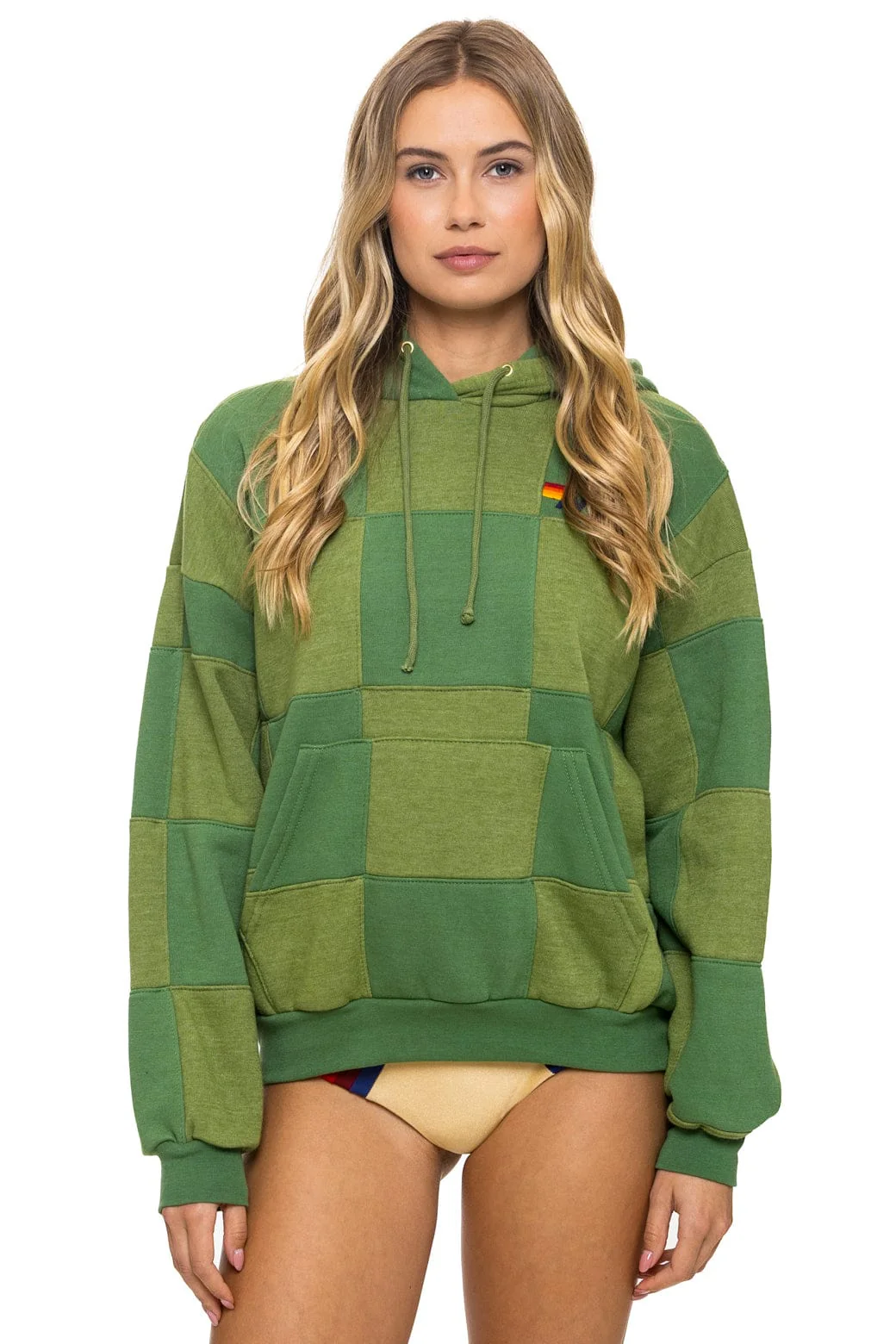 14942-check-quilt-relaxed-pullover-hoodie-jungle-green-palm-6.webp CHECK QUILT RELAXED PULLOVER HOODIE - JUNGLE GREEN // PALM