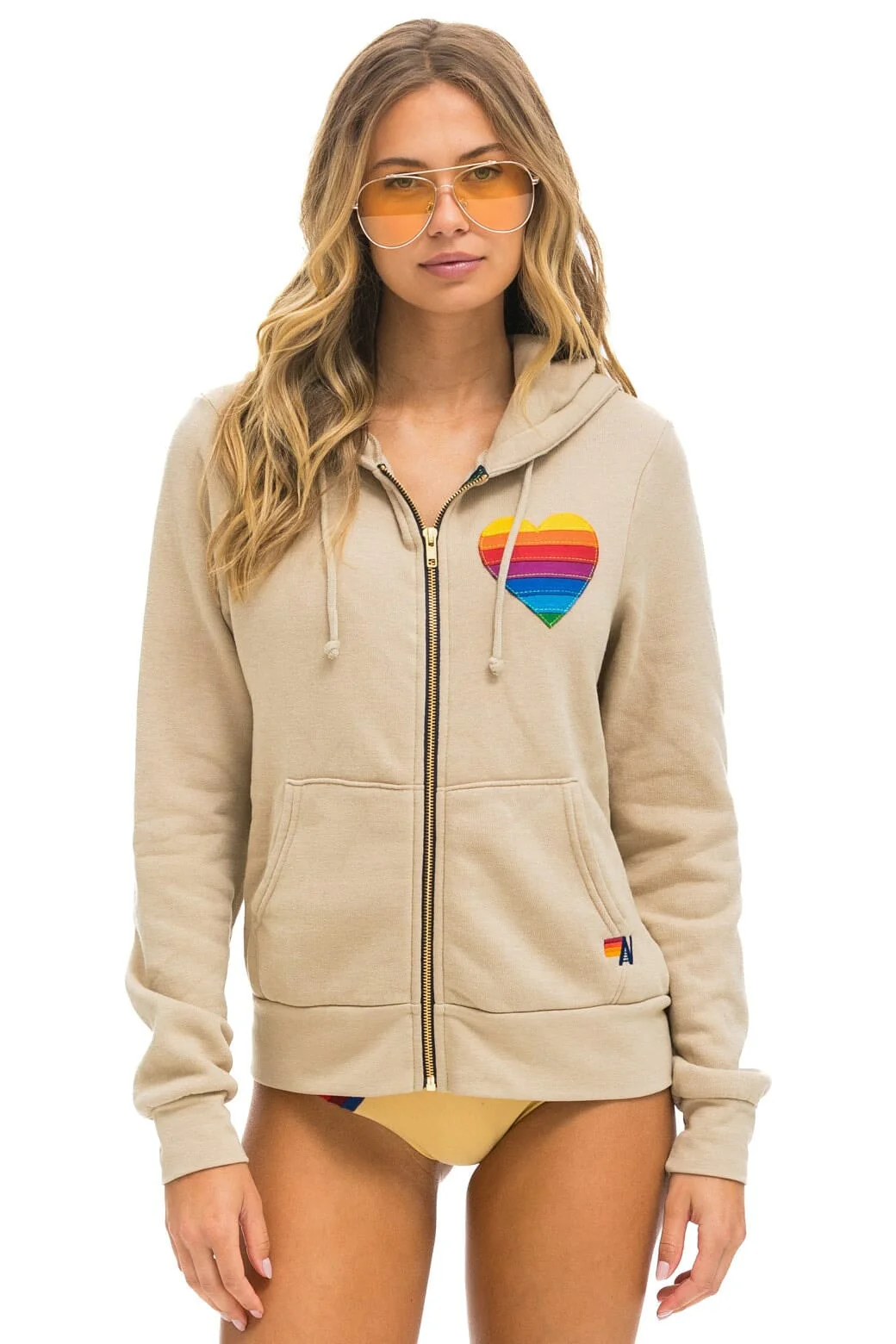 15425-rainbow-heart-stitch-zip-hoodie-sand-1.webp RAINBOW HEART STITCH ZIP HOODIE - SAND
