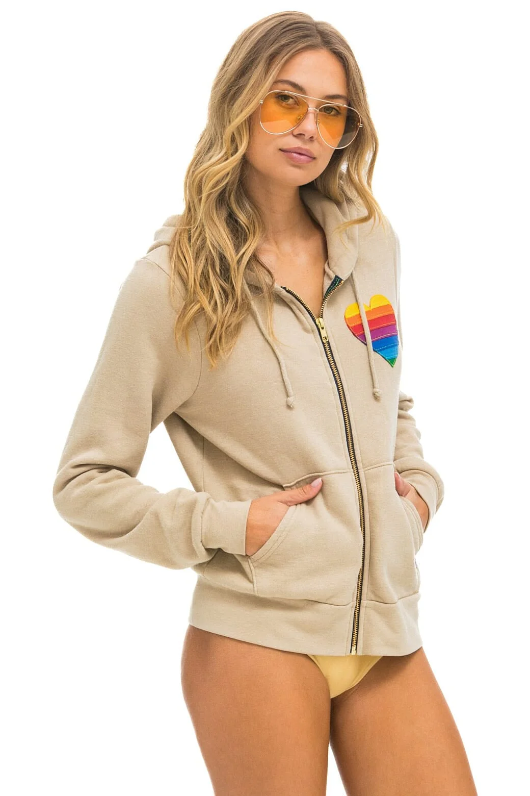 15425-rainbow-heart-stitch-zip-hoodie-sand-4.webp RAINBOW HEART STITCH ZIP HOODIE - SAND