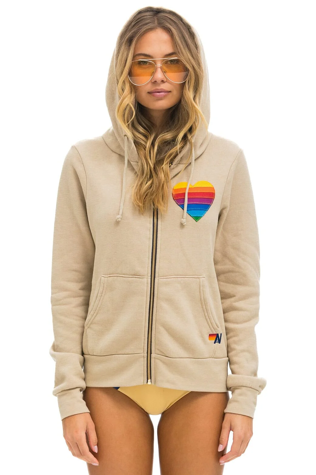 15425-rainbow-heart-stitch-zip-hoodie-sand-5.webp RAINBOW HEART STITCH ZIP HOODIE - SAND