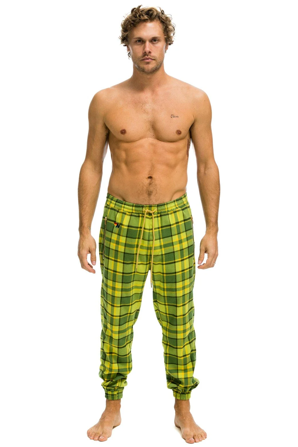 16431-unisex-plaid-lodge-pant-avocado-plaid-2.webp UNISEX PLAID LODGE PANT - AVOCADO PLAID
