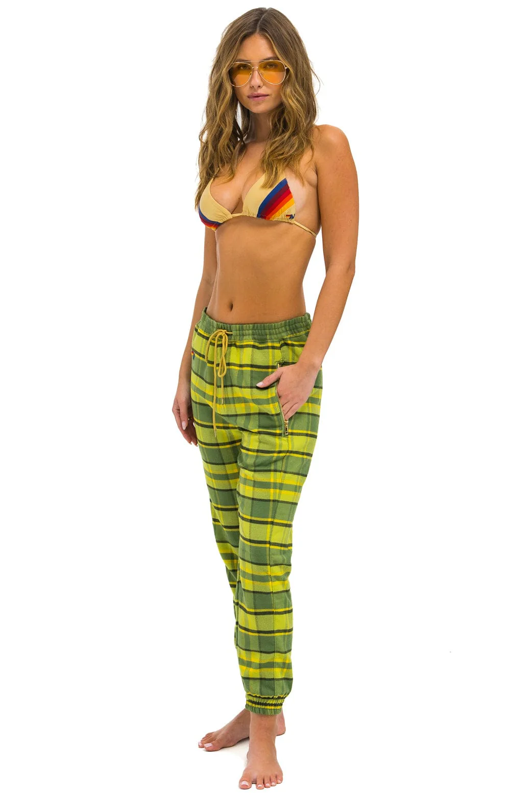 16431-unisex-plaid-lodge-pant-avocado-plaid-5.webp UNISEX PLAID LODGE PANT - AVOCADO PLAID