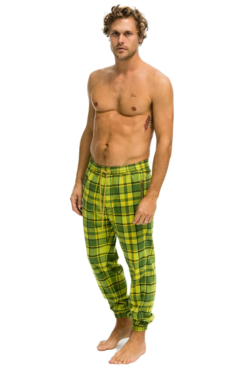 16431-unisex-plaid-lodge-pant-avocado-plaid-6.webp UNISEX PLAID LODGE PANT - AVOCADO PLAID