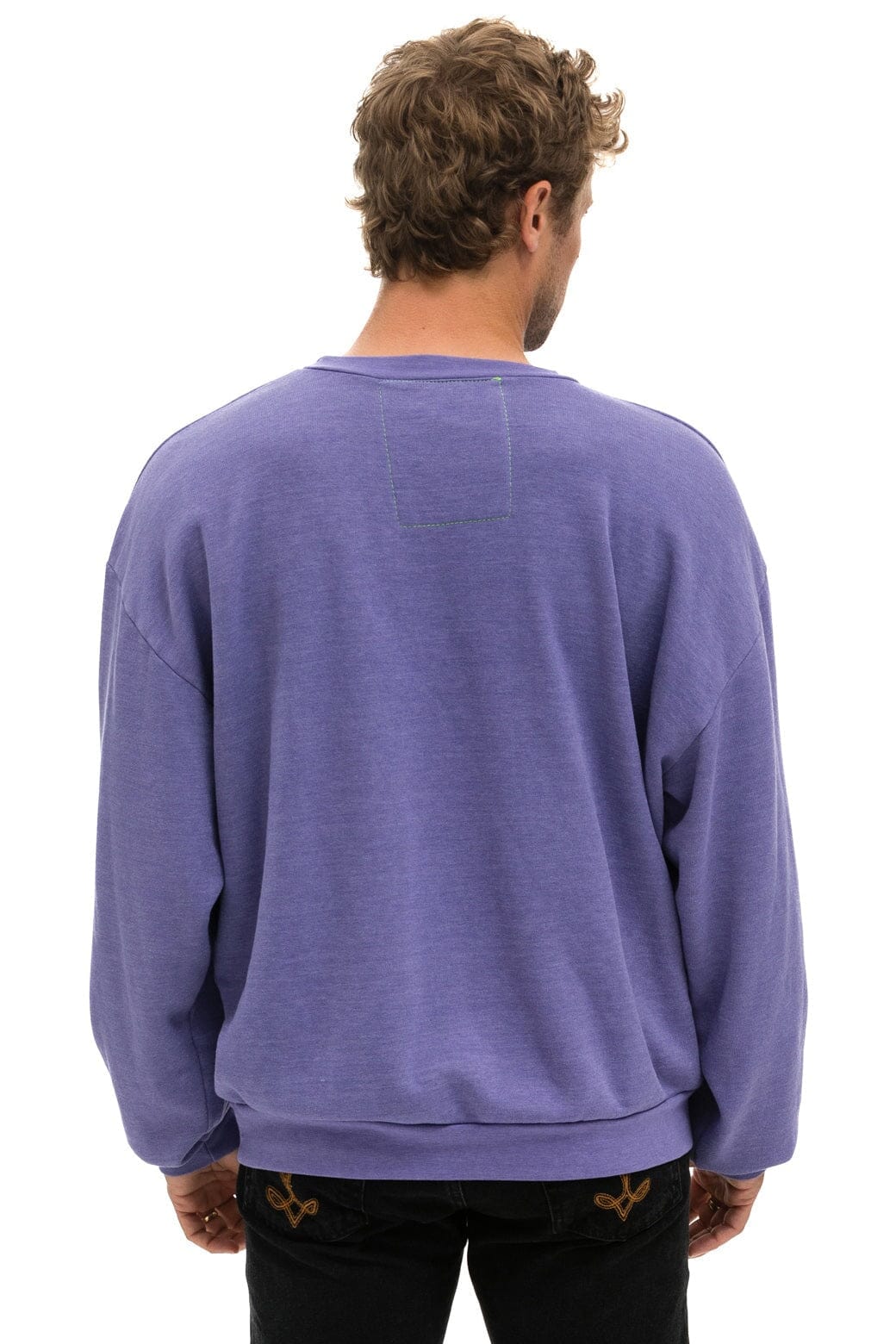 17829-bolt-2-relaxed-crew-sweatshirt-lavender-neon-pink-8.jpg BOLT 2 RELAXED CREW SWEATSHIRT - LAVENDER // NEON PINK