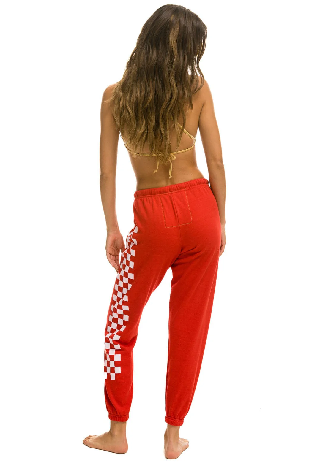 19167-check-leg-sweatpants-red-white-3.webp CHECK LEG SWEATPANTS - RED // WHITE