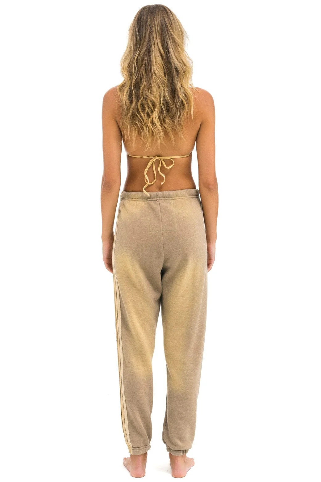 19409-5-stripe-sweatpants-faded-tan-4.webp 5 STRIPE SWEATPANTS - FADED TAN