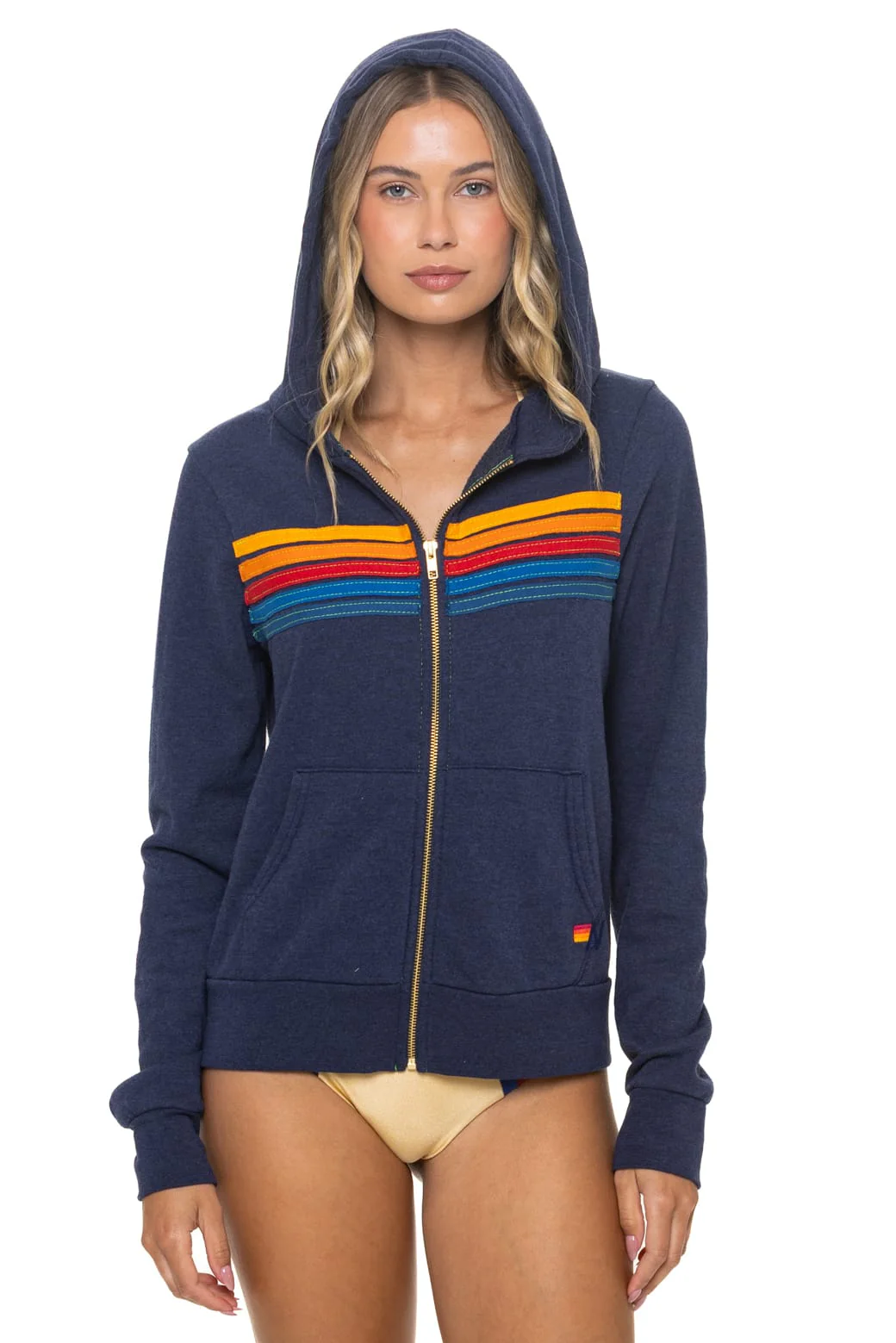 2051-5-stripe-hoodie-navy-1.webp 5 STRIPE HOODIE - NAVY