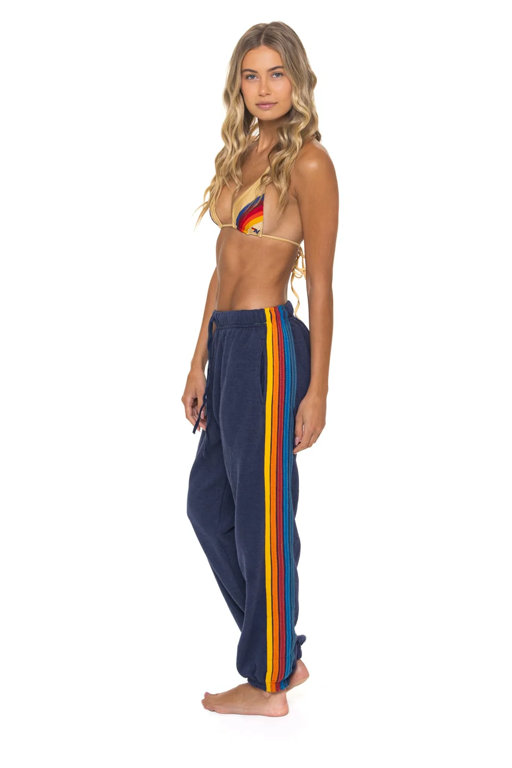 2064-5-stripe-sweatpants-navy-2.webp 5 STRIPE SWEATPANTS - NAVY