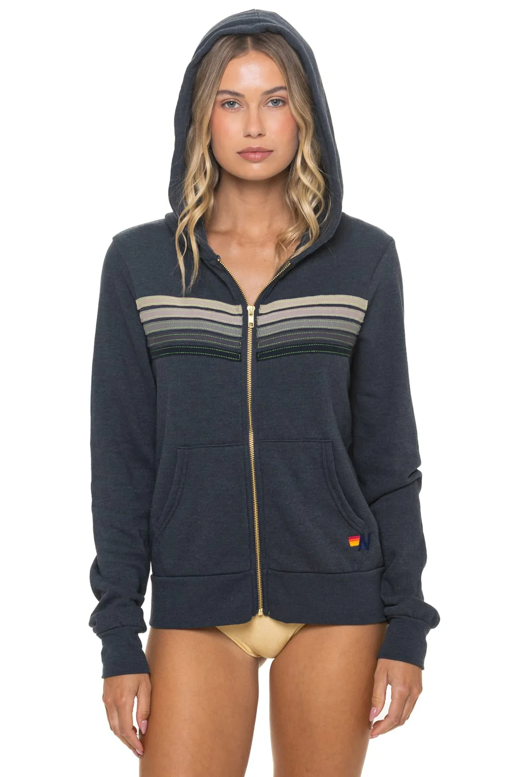 2096-5-stripe-hoodie-charcoal-grey-stripes-1.webp 5 STRIPE HOODIE - CHARCOAL // GREY STRIPES