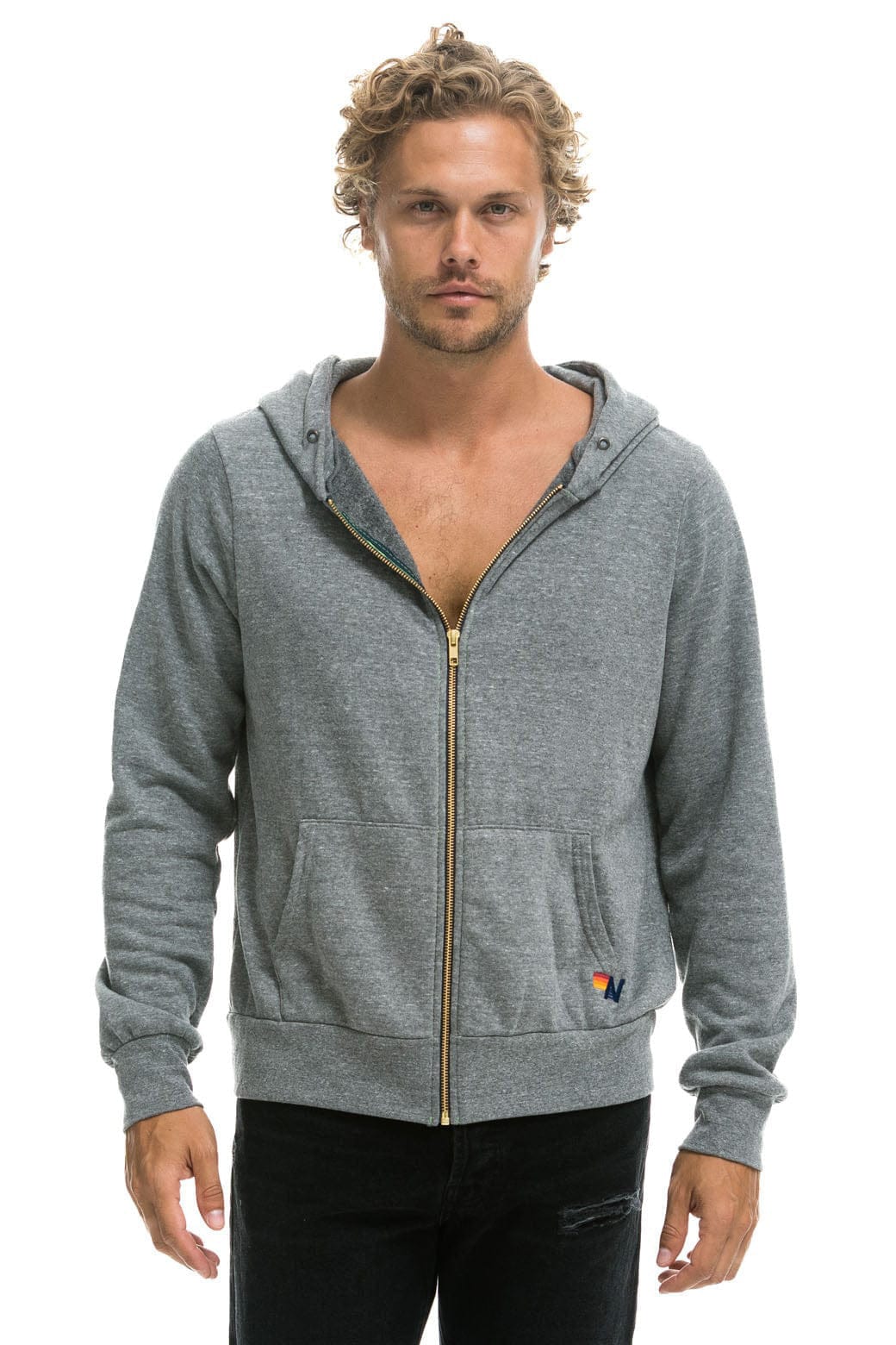 BOLT HOODIE - HEATHER GREY