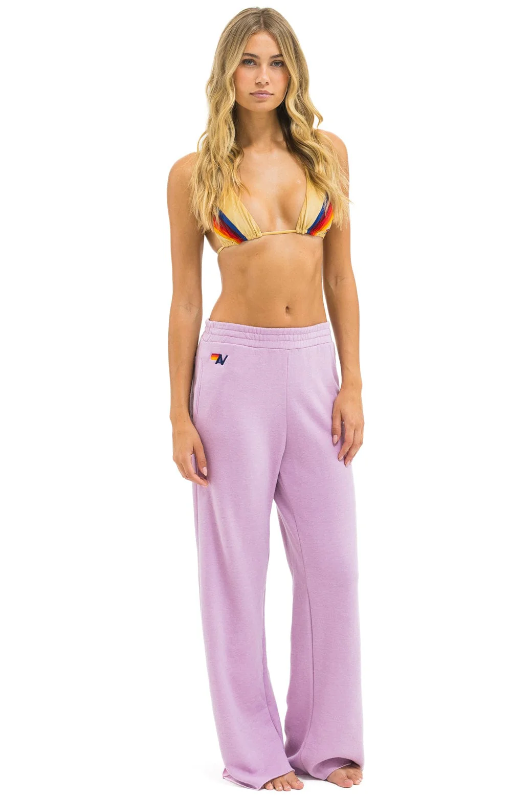 234-5-stripe-wide-leg-pocket-sweatpants-mauve-white-neon-2.webp 5 STRIPE WIDE LEG POCKET SWEATPANTS - MAUVE // WHITE NEON