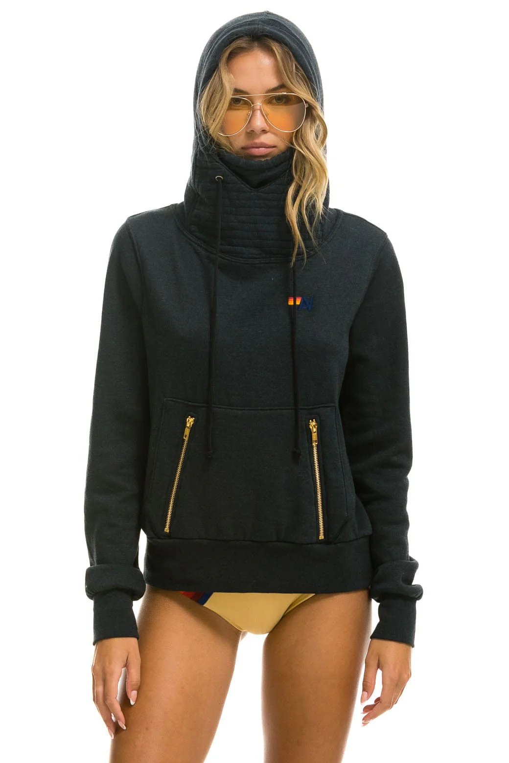NINJA PULLOVER HOODIE -CHARCOAL
