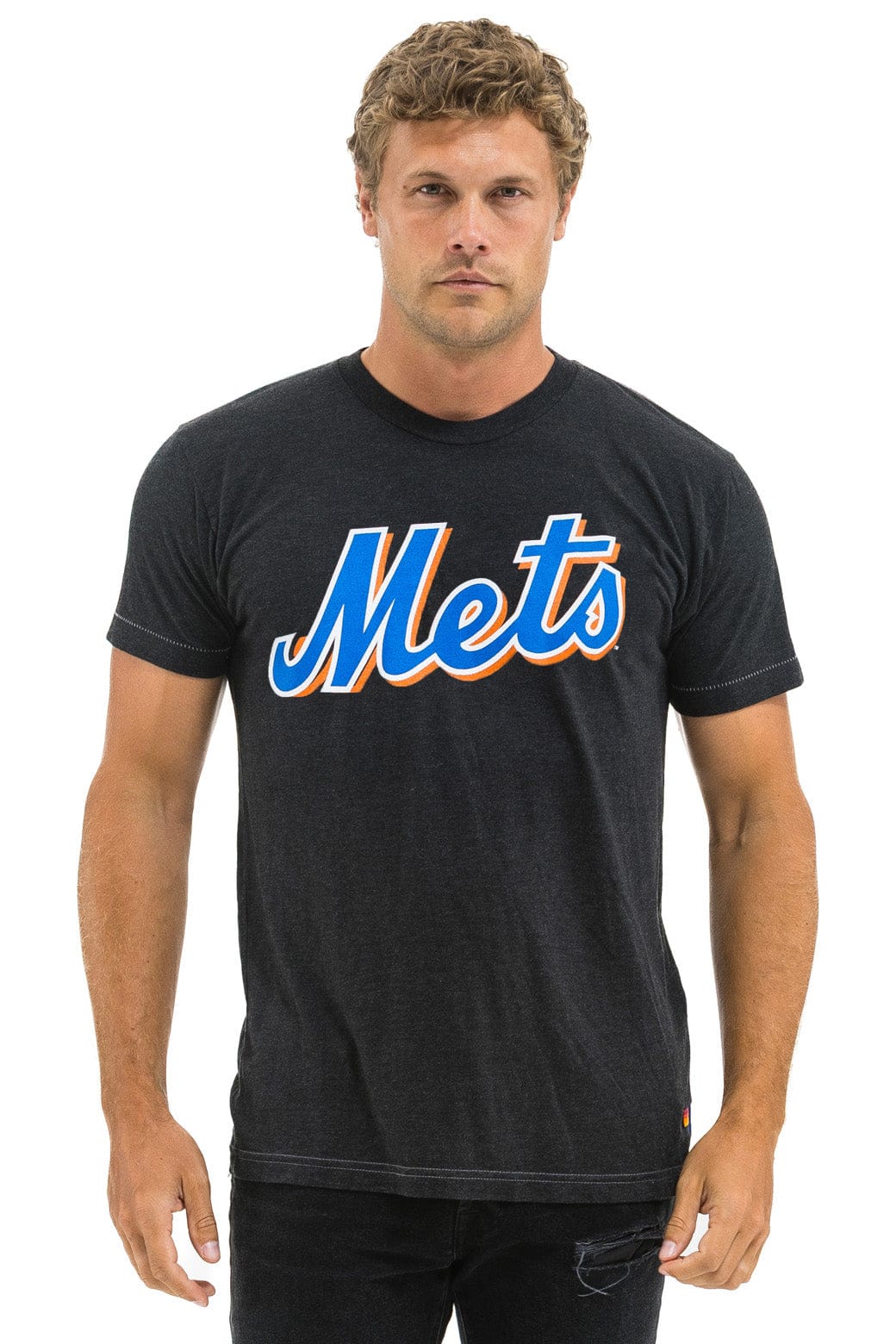 384-ny-mets-bolt-crew-tee-black-1.jpg NY METS BOLT CREW TEE - BLACK
