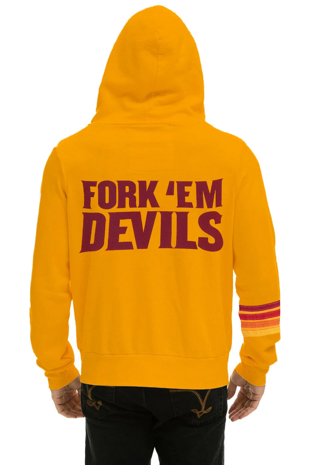 4078-asu-fork-em-devils-zip-hoodie-gold-4.webp ASU FORK 'EM DEVILS ZIP HOODIE - GOLD