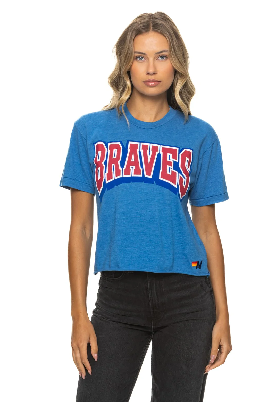 ATLANTA BRAVES 2026 BOYFRIEND TEE - COBALT