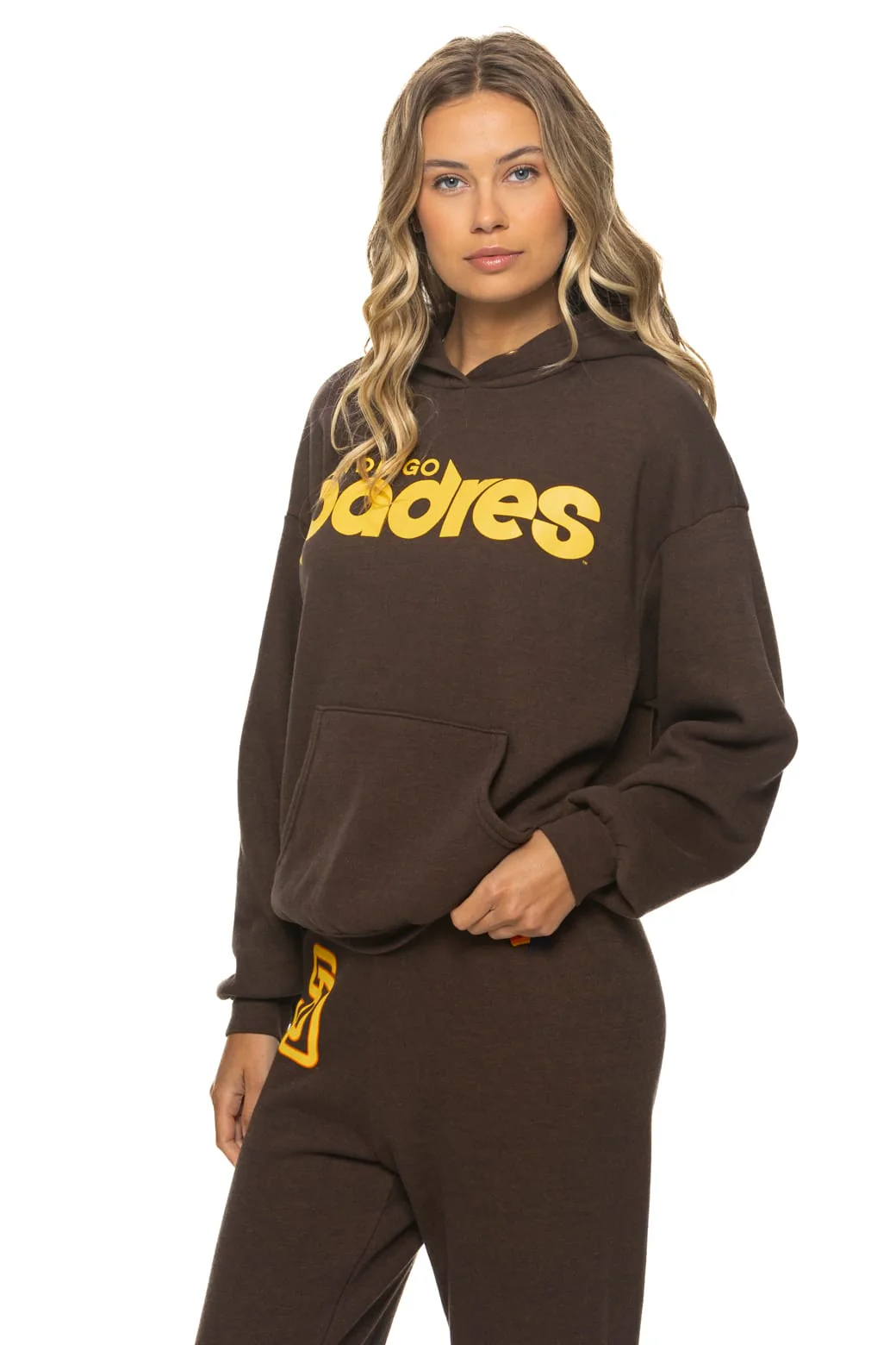 SAN DIEGO 2026 RELAXED PULLOVER HOODIE - BROWN