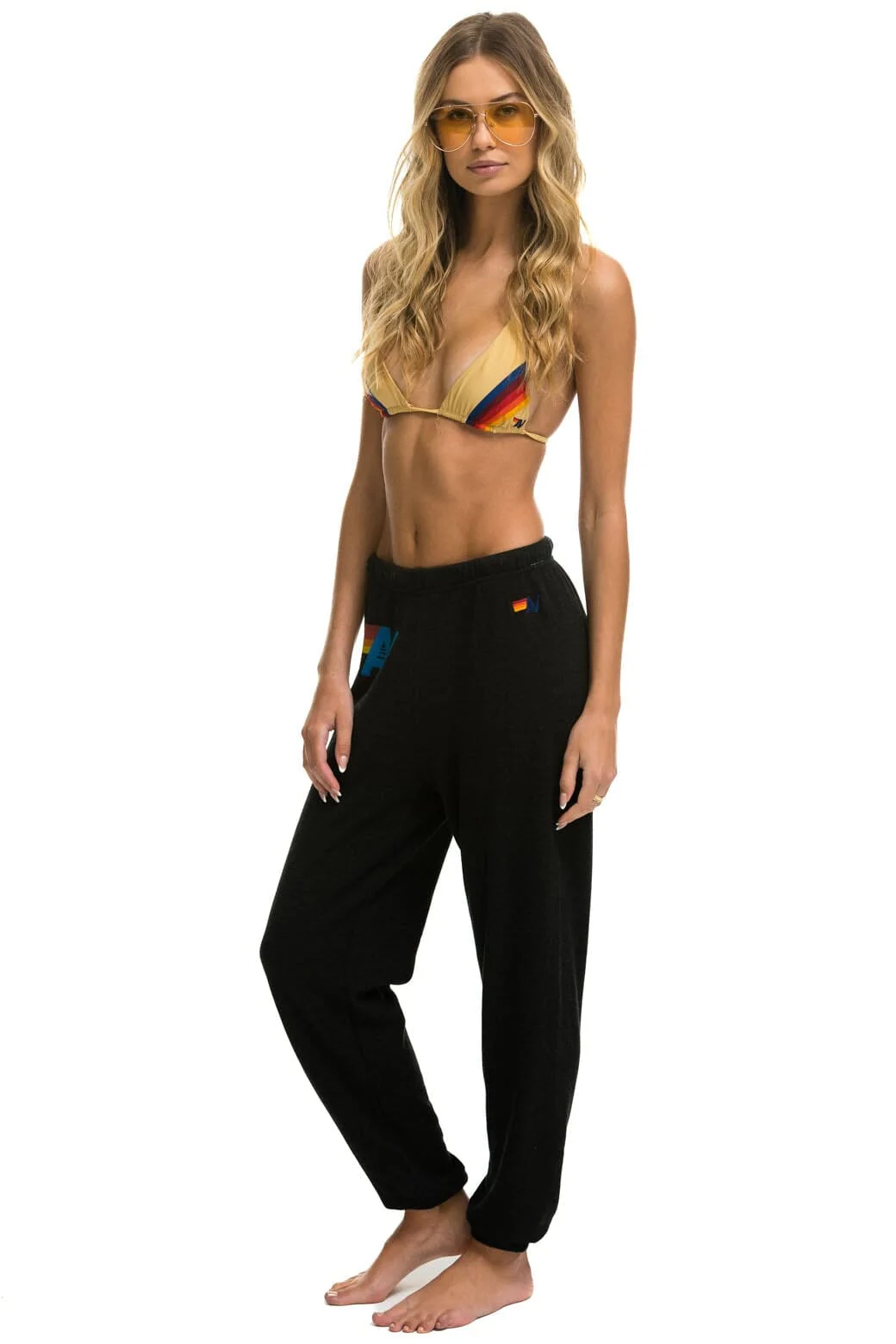 LOGO SWEATPANTS - BLACK