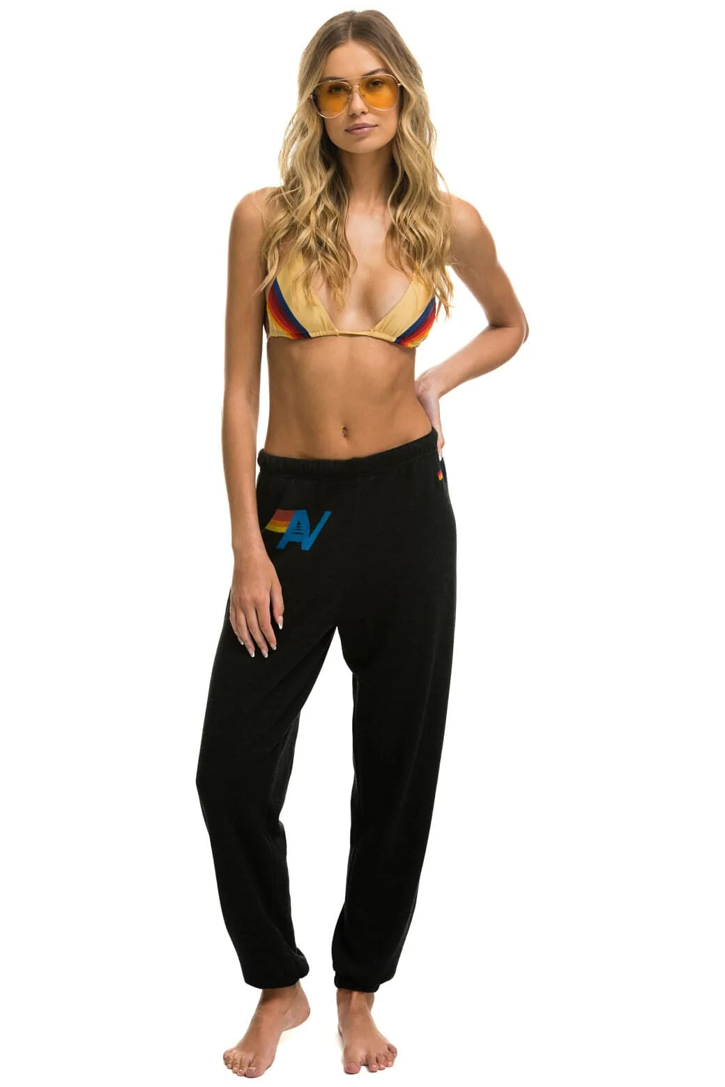 LOGO SWEATPANTS - BLACK