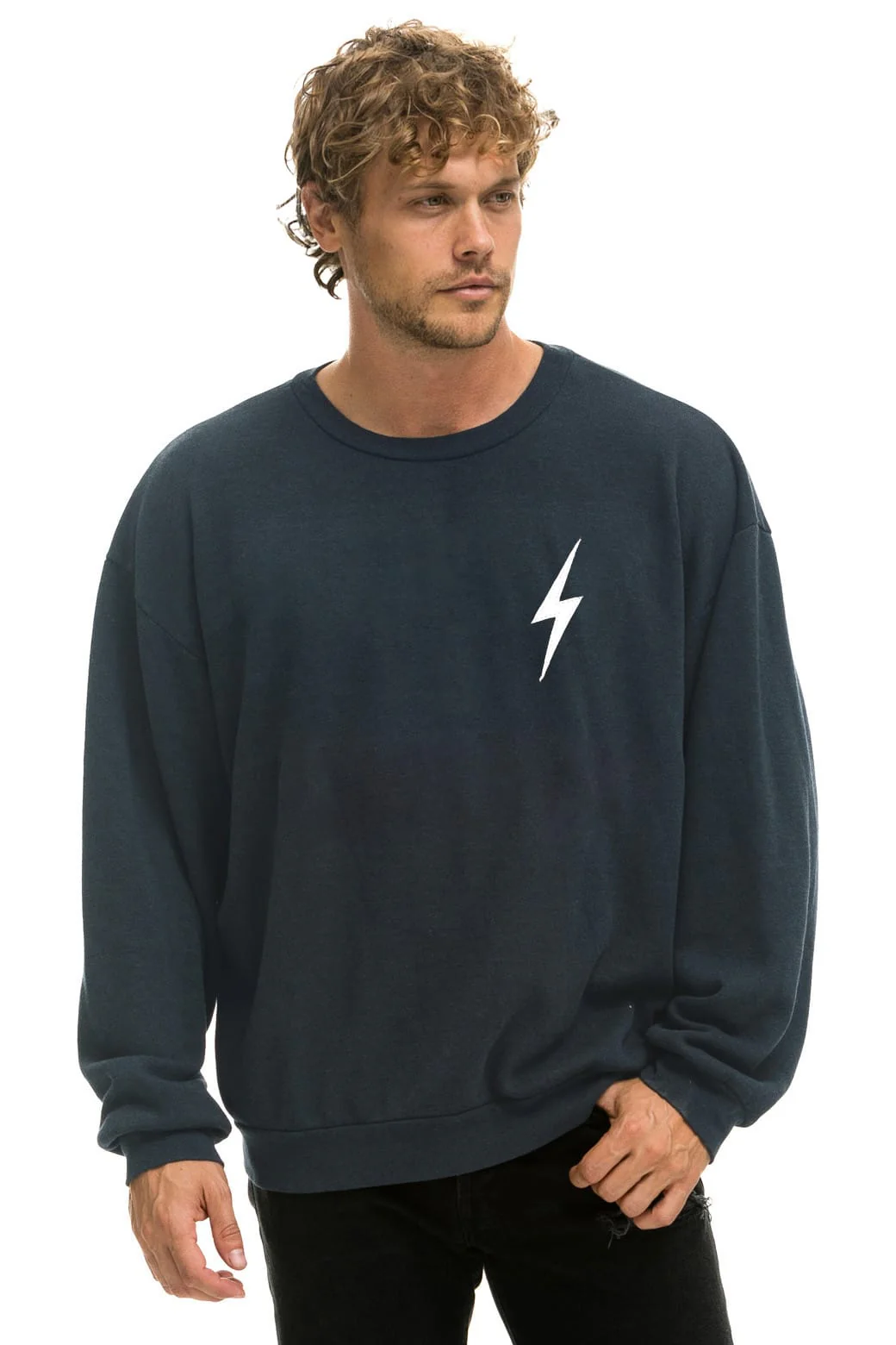 766-bolt-stitch-relaxed-crew-sweatshirt-charcoal-2.webp BOLT STITCH RELAXED CREW SWEATSHIRT - CHARCOAL