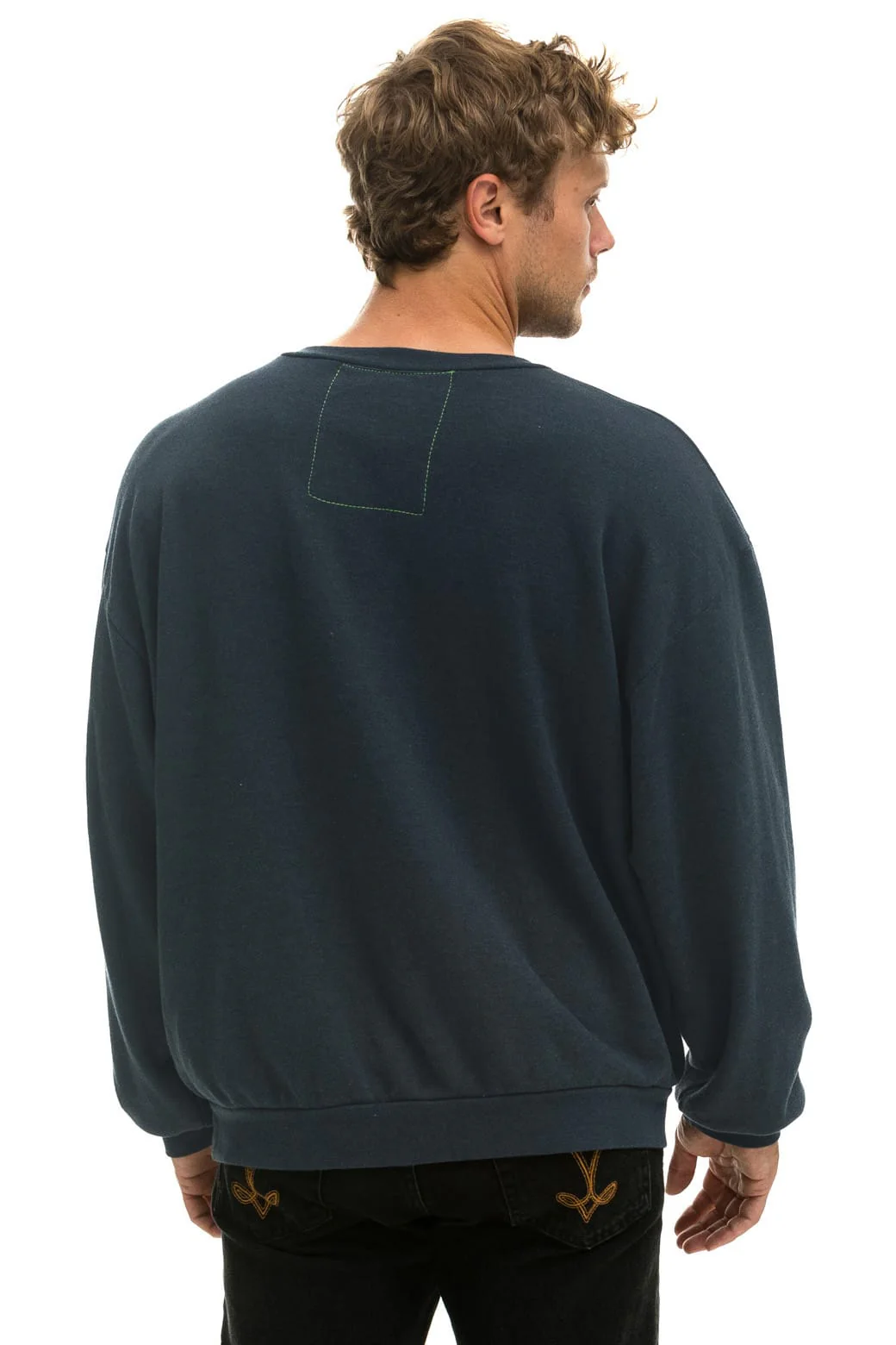 766-bolt-stitch-relaxed-crew-sweatshirt-charcoal-7.webp BOLT STITCH RELAXED CREW SWEATSHIRT - CHARCOAL