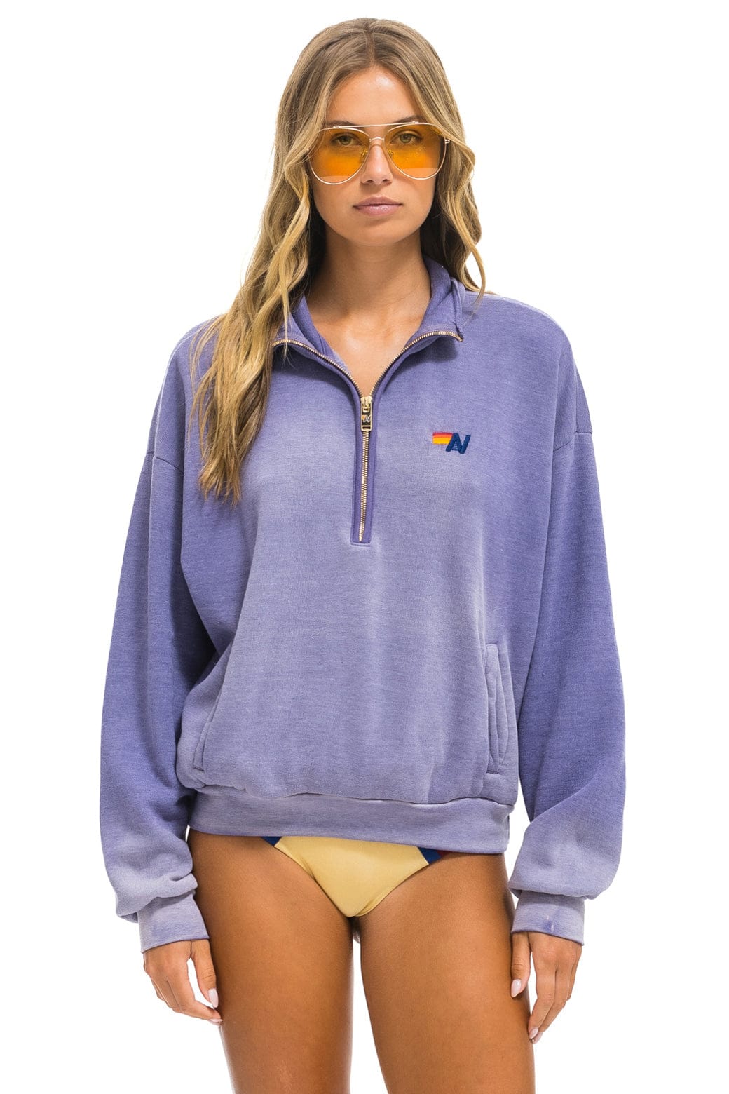 7928-essential-half-zip-relaxed-sweatshirt-faded-grape-1.jpg ESSENTIAL HALF ZIP RELAXED SWEATSHIRT - FADED GRAPE