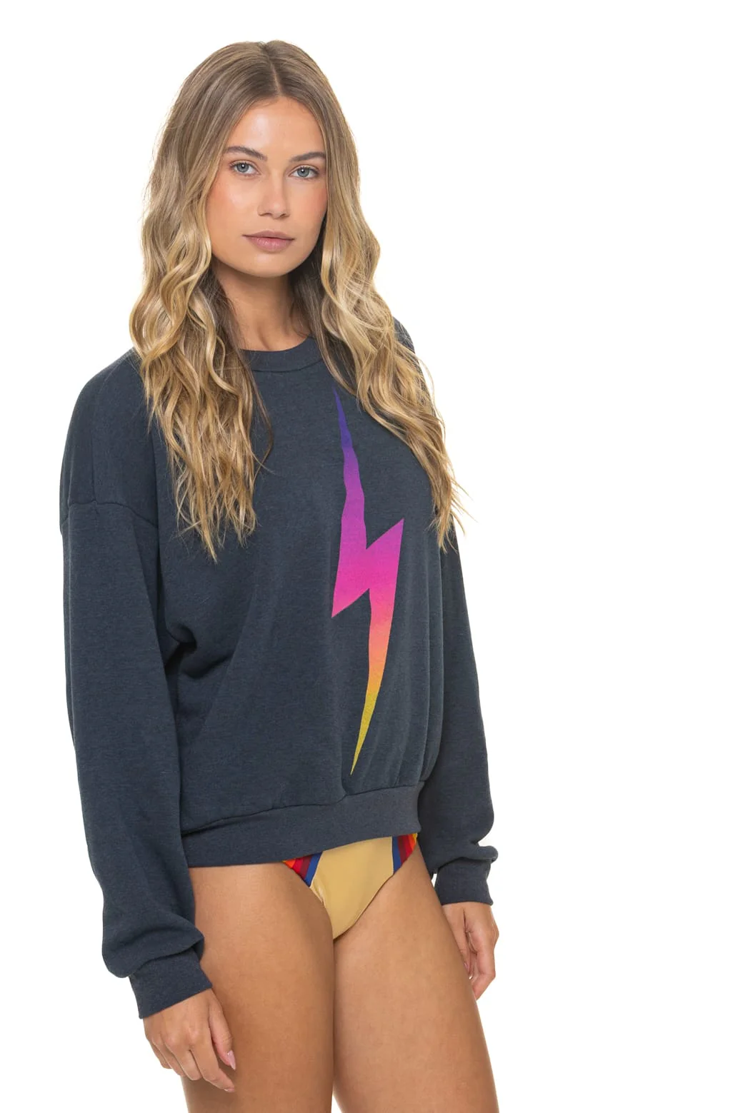 808-bolt-fade-relaxed-crew-sweatshirt-charcoal-pink-purple-4.webp BOLT FADE RELAXED CREW SWEATSHIRT - CHARCOAL // PINK // PURPLE