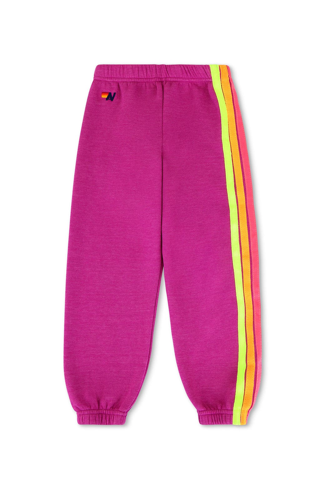 8558-kid-s-5-stripe-sweatpants-magenta-yellow-blue-2.jpg KID'S 5 STRIPE SWEATPANTS - MAGENTA // YELLOW BLUE