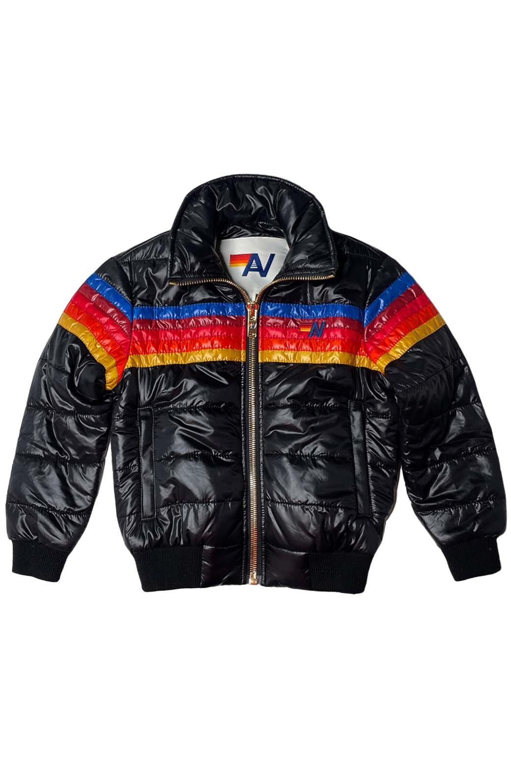 9799-5-stripe-kids-traveler-jacket-black-glossy-1.jpg 5 STRIPE KIDS TRAVELER JACKET - BLACK GLOSSY