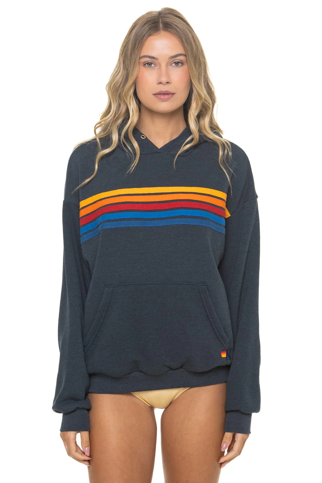 99-5-stripe-relaxed-pullover-hoodie-charcoal-4.webp 5 STRIPE RELAXED PULLOVER HOODIE - CHARCOAL