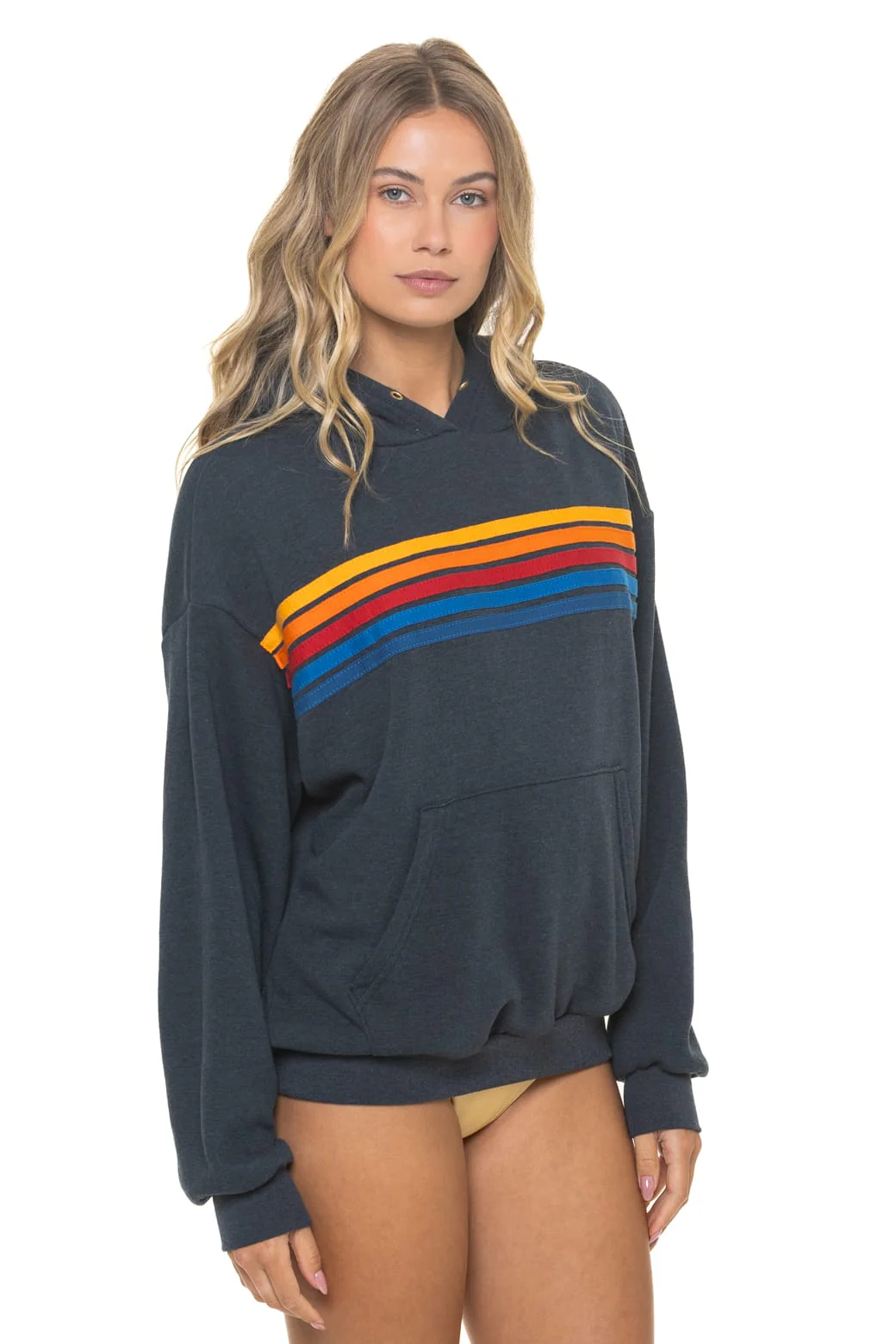 99-5-stripe-relaxed-pullover-hoodie-charcoal-5.webp 5 STRIPE RELAXED PULLOVER HOODIE - CHARCOAL