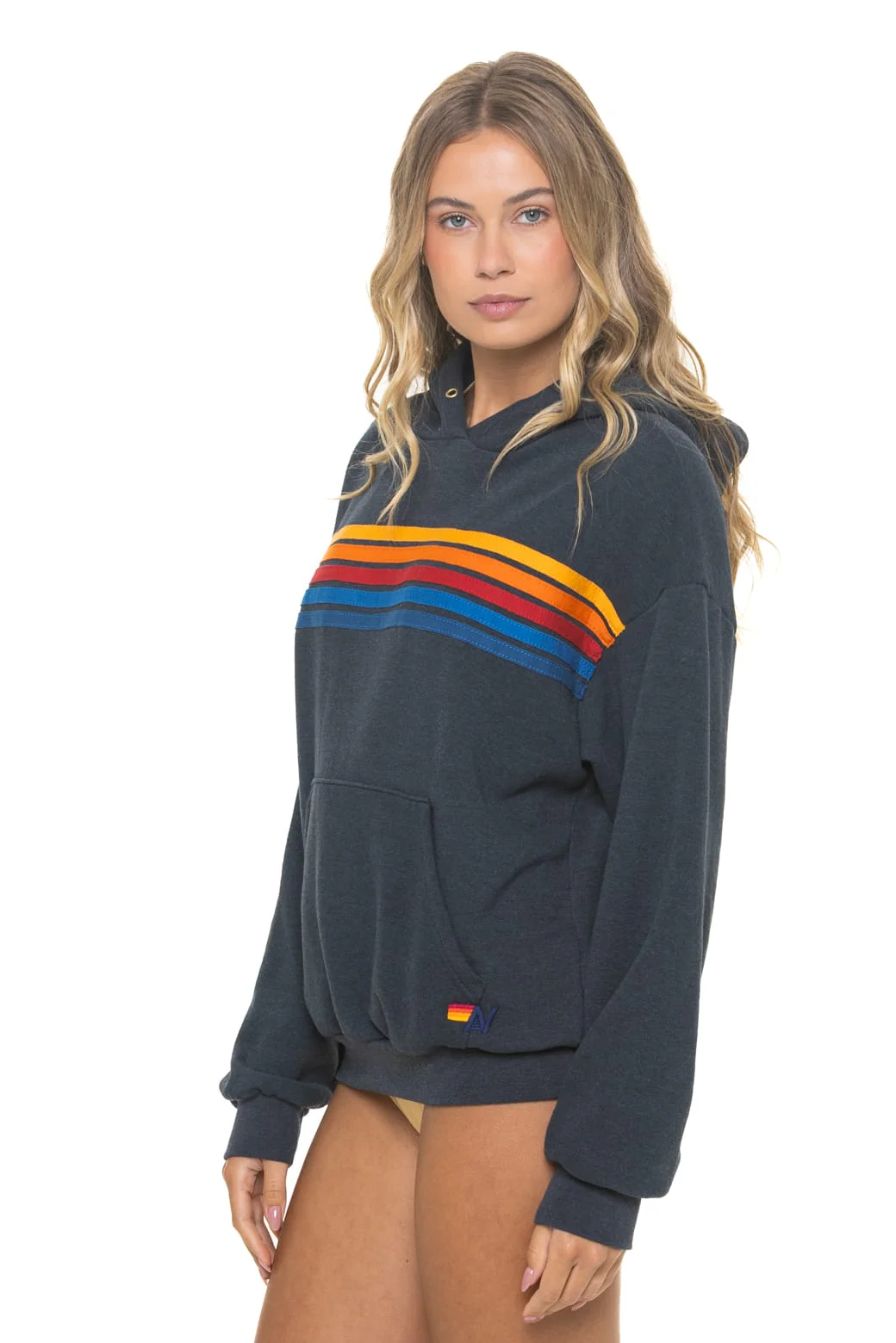 99-5-stripe-relaxed-pullover-hoodie-charcoal-6.webp 5 STRIPE RELAXED PULLOVER HOODIE - CHARCOAL