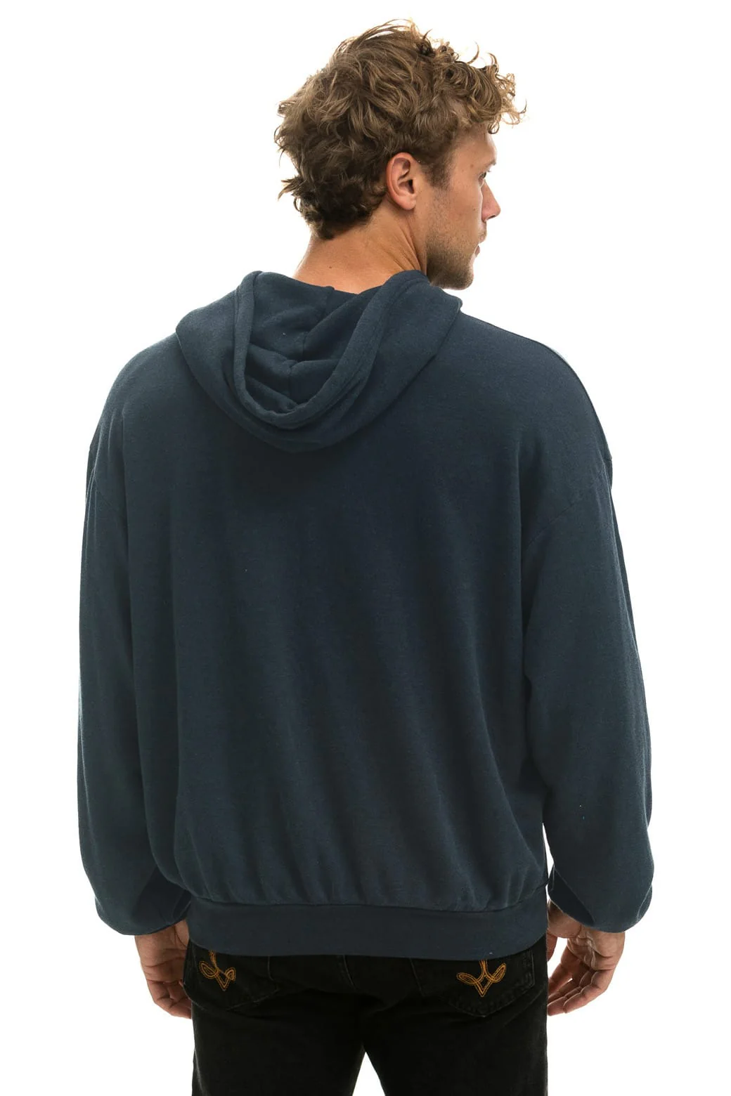 99-5-stripe-relaxed-pullover-hoodie-charcoal-7.webp 5 STRIPE RELAXED PULLOVER HOODIE - CHARCOAL