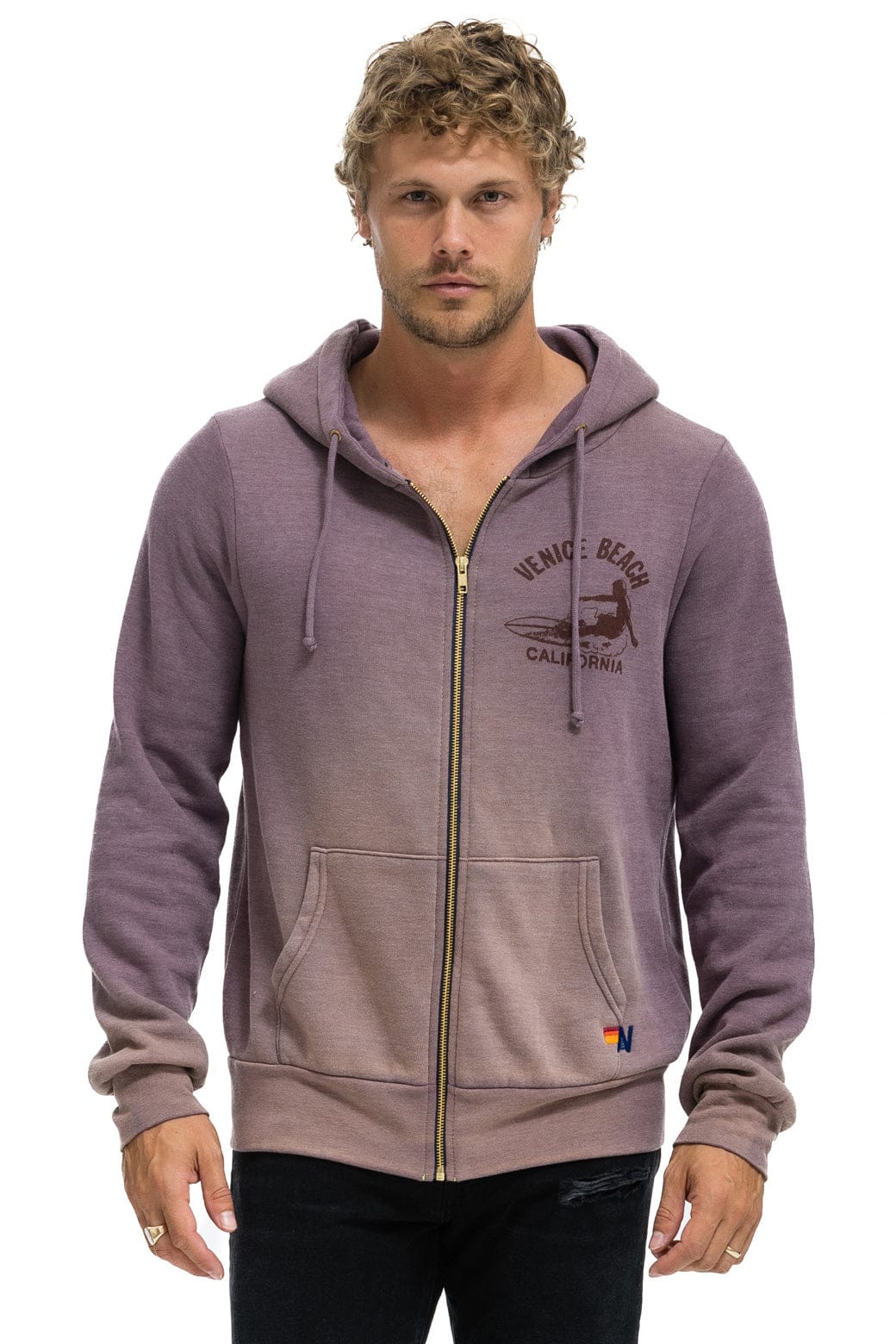 997-venice-surfer-zip-hoodie-faded-mocha-2.jpg VENICE SURFER ZIP HOODIE - FADED MOCHA